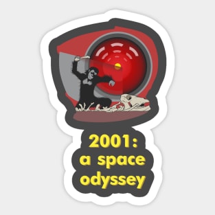 2001: thinking in a space odyssey Sticker